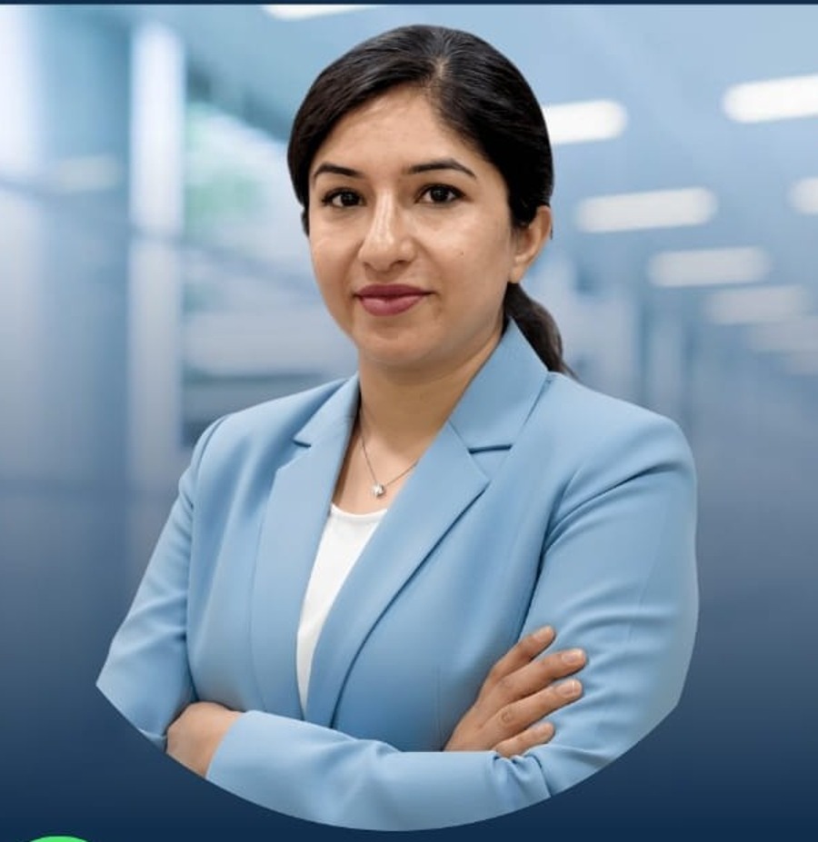 Dr. Aashima Chopra, ENT specialist and DNB ENT Gold Medallist, at her Delhi clinic